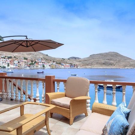 Villa Skiadeni Chalki Town Exteriör bild